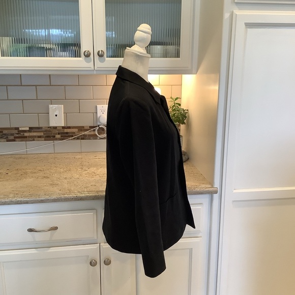 Pendleton Cotton Black  Blazer Jacket Size 8 Button Up with Pockets - Picture 2 of 7